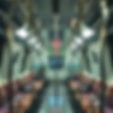 Interior of a Dubai Metro train