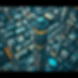 Aerial view showcasing Millennium Tower's striking architectural features