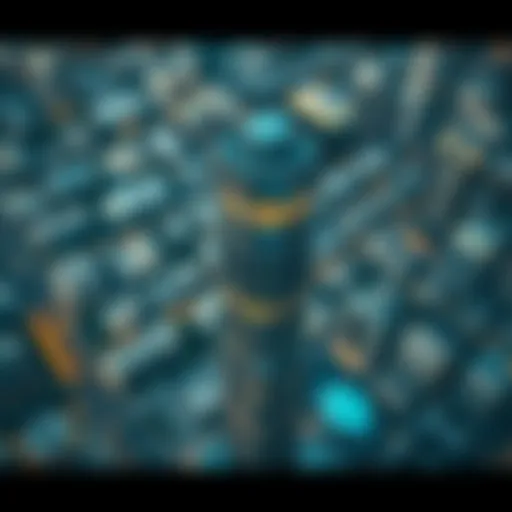 Aerial view showcasing Millennium Tower's striking architectural features