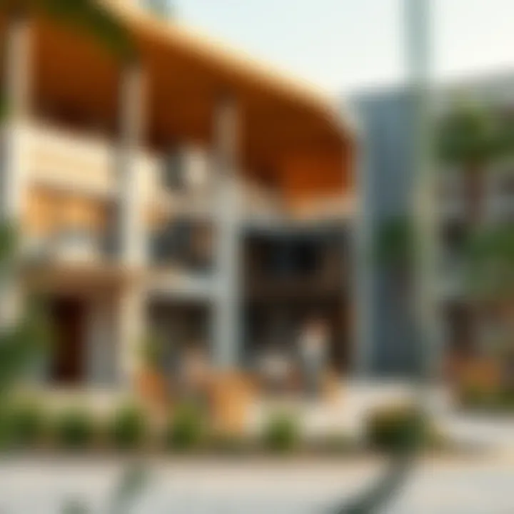 A well-designed community center in Mudon promoting social engagement