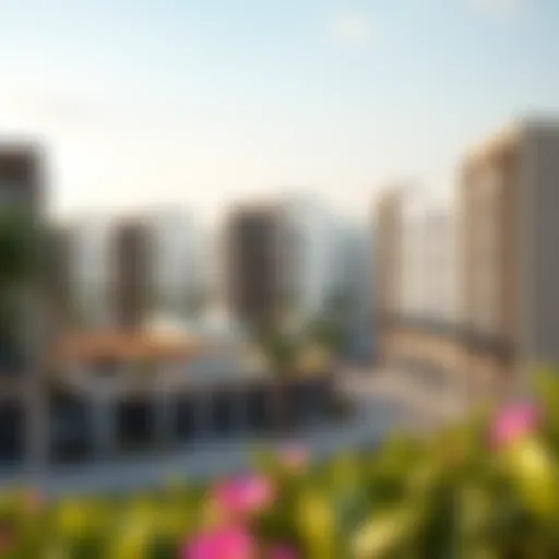 A panoramic view of a Mudon residential community showcasing modern architecture