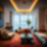 A cozy bedspace setting in Dubai showcasing shared living space.