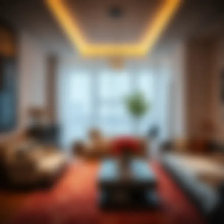 A cozy bedspace setting in Dubai showcasing shared living space.