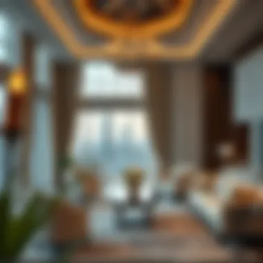 Opulent Interiors of a Luxury Home Elegant interior design showcasing opulence and sophistication