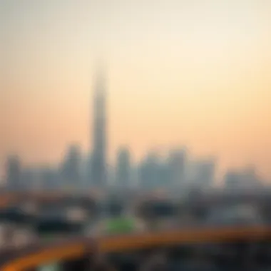 Dubai Skyline: A Symbol of Expatriate Life An overview of Dubai's skyline symbolizing expatriate life