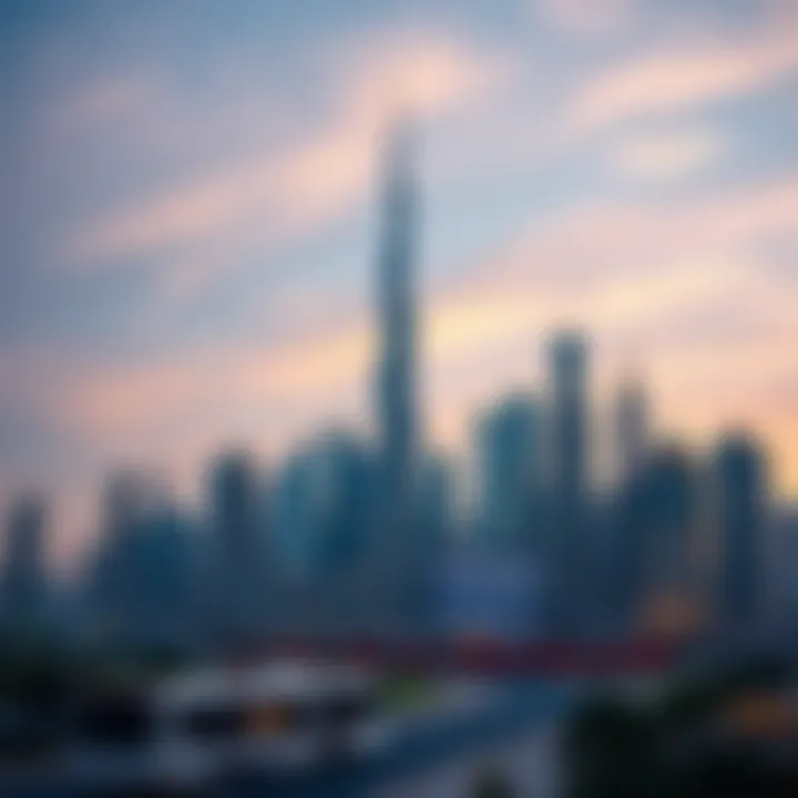 Stunning Dubai skyline showcasing real estate developments