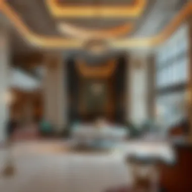 The Opulent Lobby of Paramount Hotel and Residences Luxurious lobby showcasing elegant design and decor