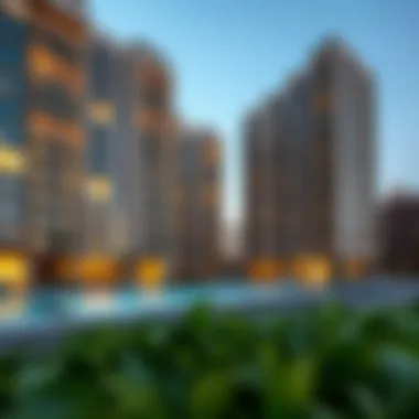 Luxury apartment building in Dubai