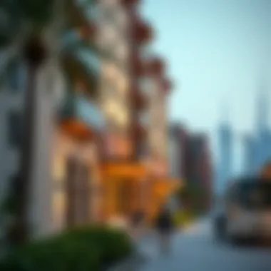 Vibrant community space in Dubai