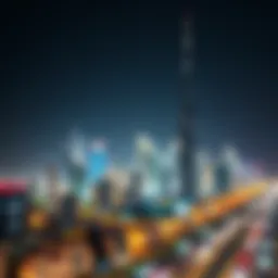 Overview of Dubai's skyline showcasing real estate growth