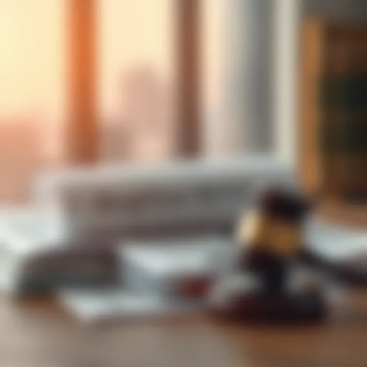 Legal documents symbolizing regulations