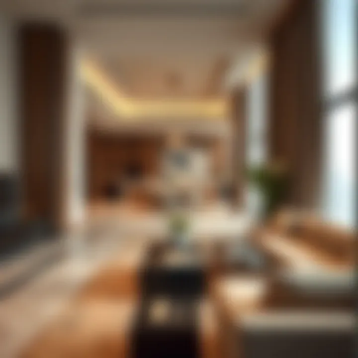 Interior amenities of Reva Tower highlighting luxury living spaces