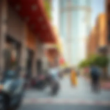 Vibrant neighborhood around Reva Tower depicting lifestyle and culture