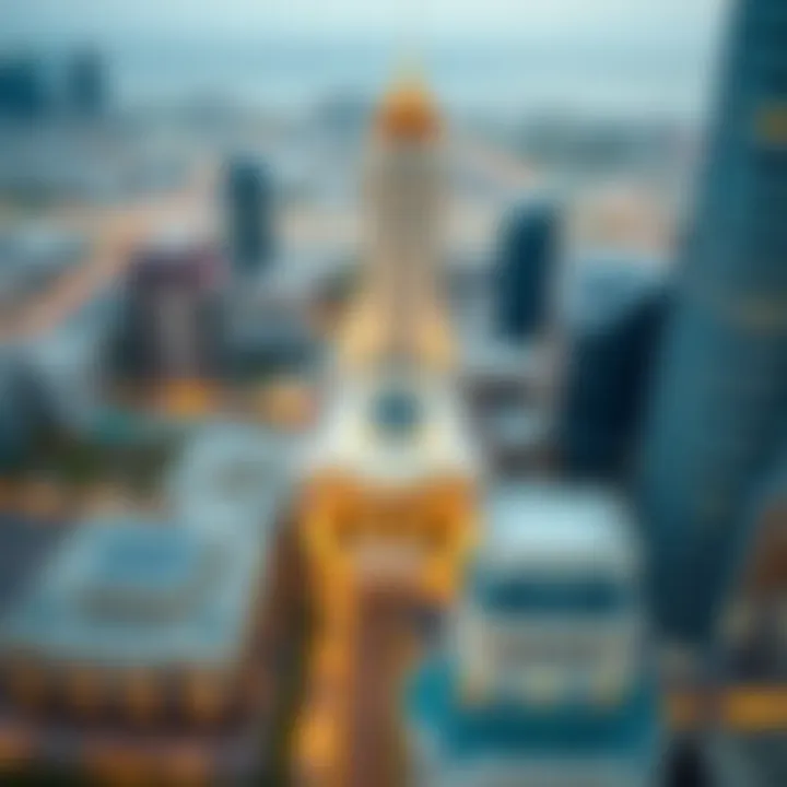 Vibrant Community Surrounding Ritz-Carlton, Business Bay Aerial view of the vibrant Business Bay community