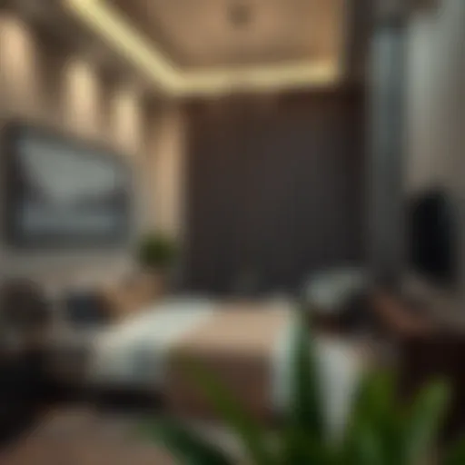 Cozy room interior showcasing modern decor in Bur Dubai