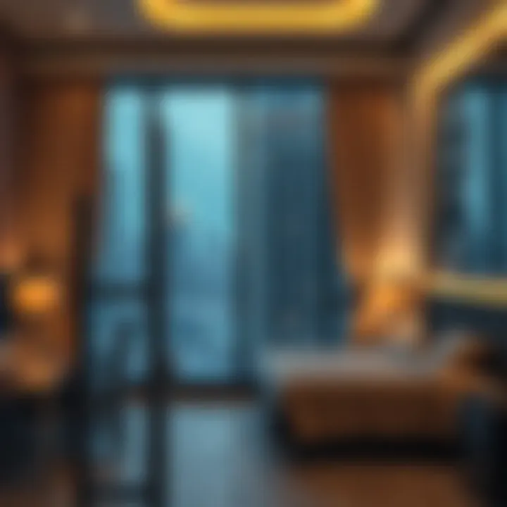 Price comparison chart for monthly room rentals in Bur Dubai