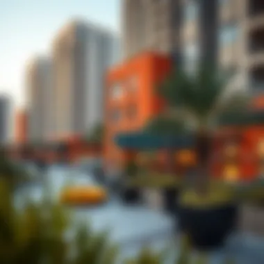 Nearby amenities and leisure spaces around Sahara Towers