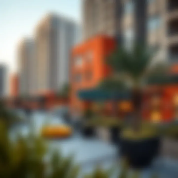 Nearby amenities and leisure spaces around Sahara Towers