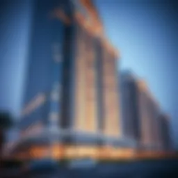 Exterior view of Sahara Towers showcasing architectural design