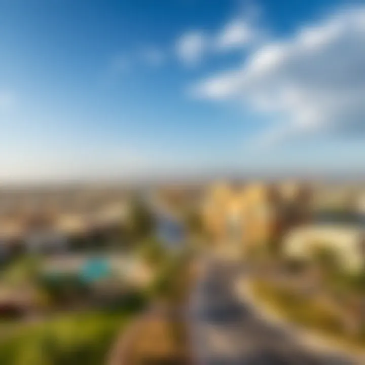 Scenic view of the surrounding area around Savanna Emaar