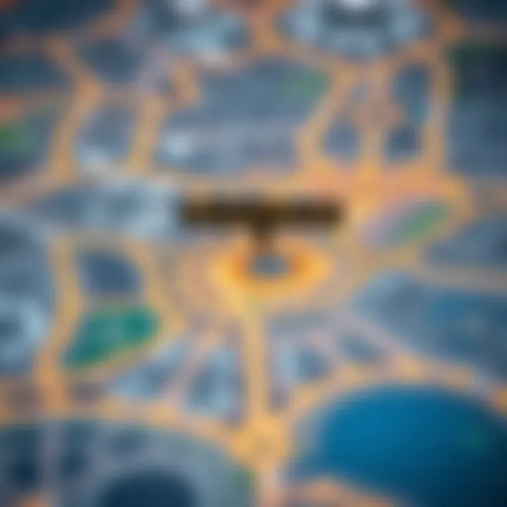 Map highlighting the strategic location of Shorooq Mirdif within Dubai