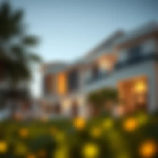 Exterior view of a luxurious Dubai property