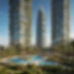 Stunning architectural view of Spring Oasis Tower