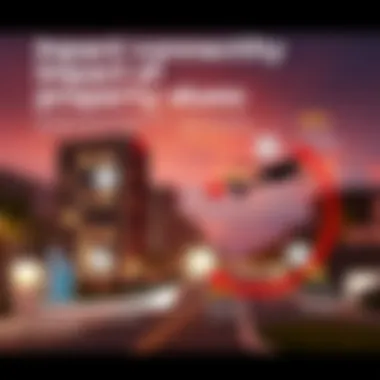 Infographic showing the impact of connectivity on property values