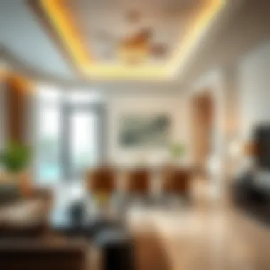 Elegant Interior Design of Holiday Homes Interior of a tastefully designed holiday home featuring contemporary decor