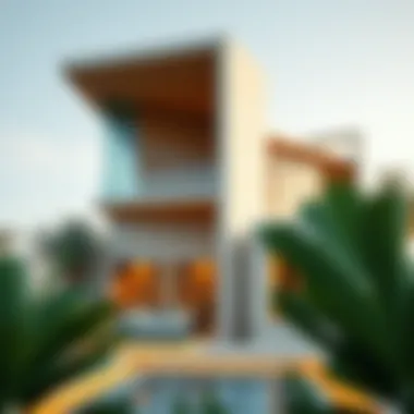 Luxurious Architectural Marvels Luxurious holiday home in Dubai showcasing modern architecture