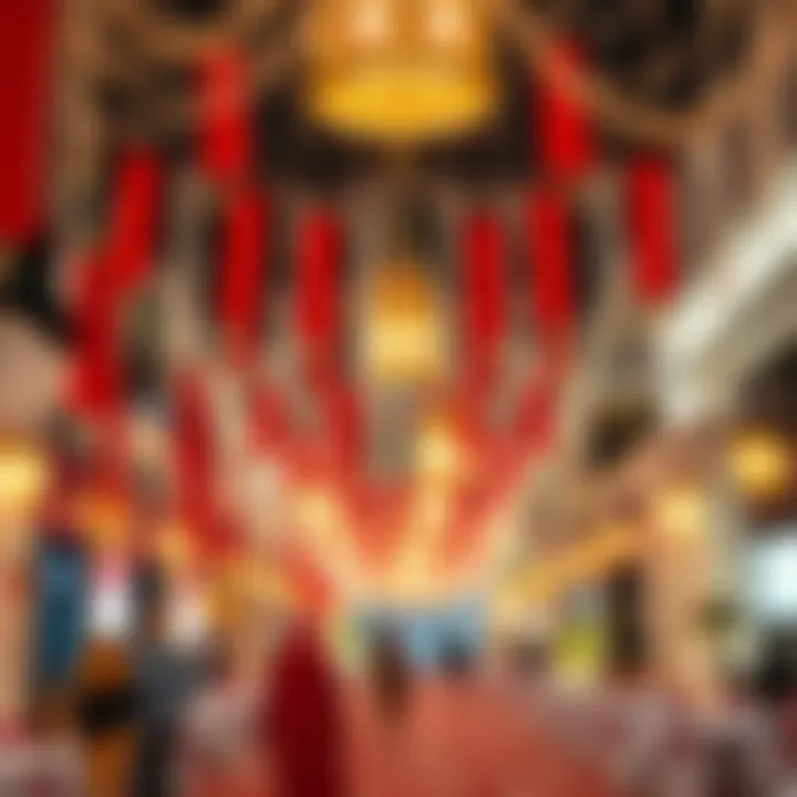 Eid celebration decorations in the UAE