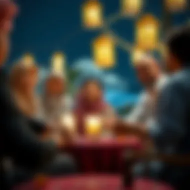 Family gathering during Eid in the UAE