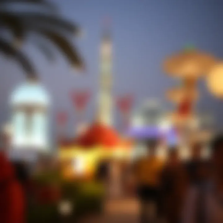 Tourists enjoying Eid festivities in the UAE