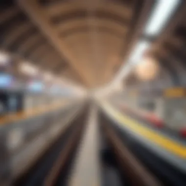 Extensive Dubai Metro Network Map A map displaying the extensive Dubai Metro network