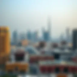 Panoramic view of Dubai's skyline showcasing diverse architectural styles