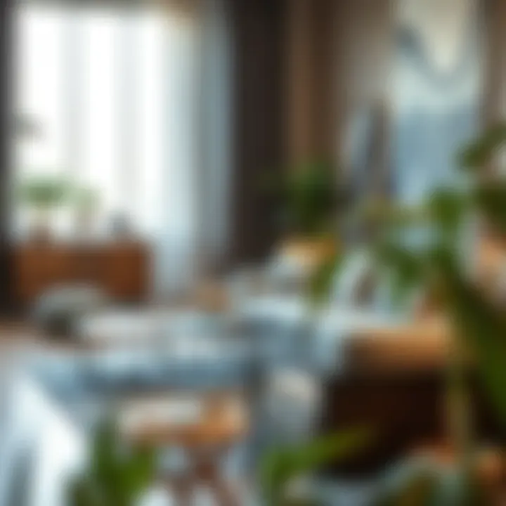 Sustainable furniture options on display