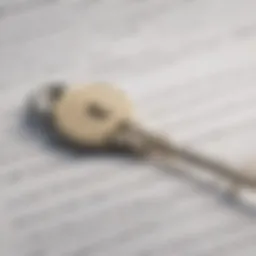 A detailed view of a rental agreement highlighting key sections