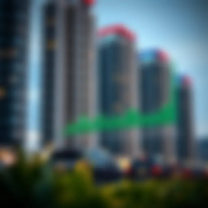 Chart linking residence permits with Dubai's real estate market