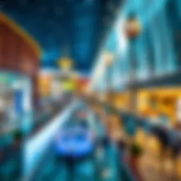 Interior view showcasing the vibrant atmosphere of Dubai Mall