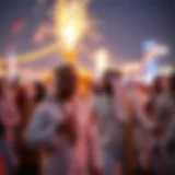 A vibrant celebration showcasing traditional Emirati customs during public holidays.