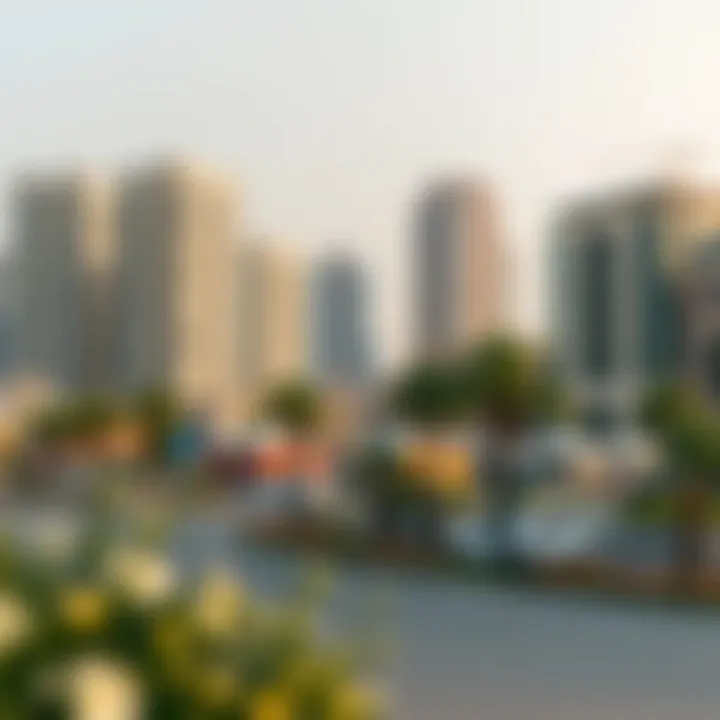 A scenic view of real estate developments thriving during public holiday seasons.