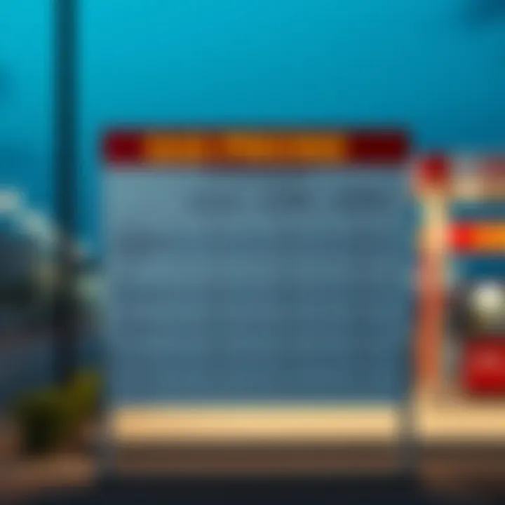 Chart illustrating gas pricing comparisons