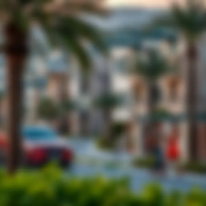 Community view surrounding Vida Hills Residence, emphasizing the vibrant lifestyle