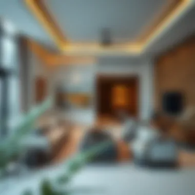 Interior design of a living area in Vida Hills Residence highlighting elegance and comfort