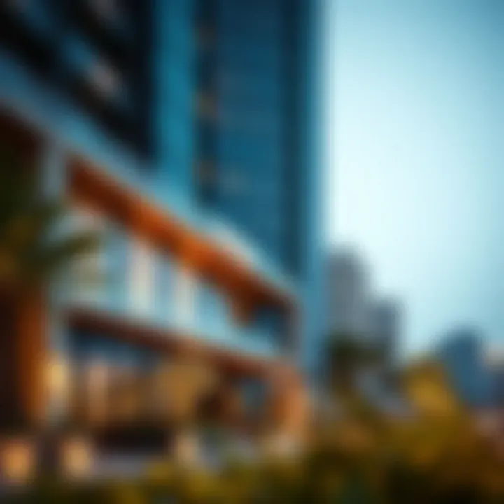 Architectural Splendor of Vida Hotel Architectural details of Vida Hotel's exterior