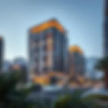 A contemporary residential complex on Zayed First Street reflecting modern living options