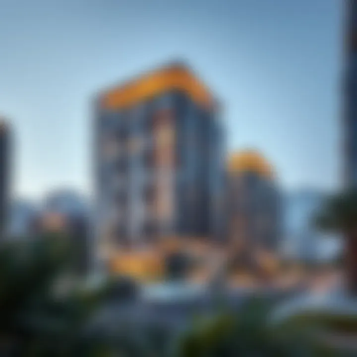 A contemporary residential complex on Zayed First Street reflecting modern living options