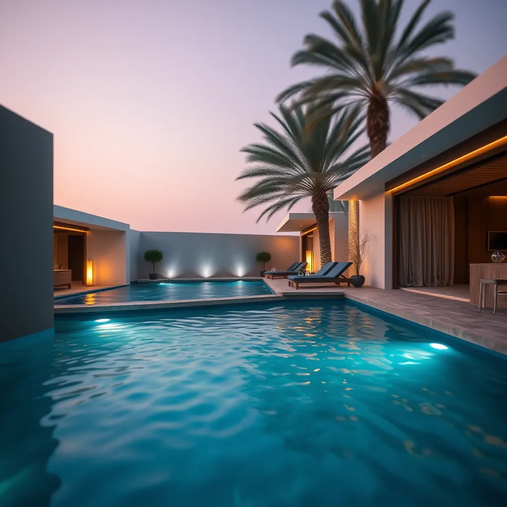 Illustration of Urban Retreats With Private Pool